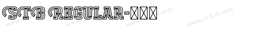 STB Regular字体转换